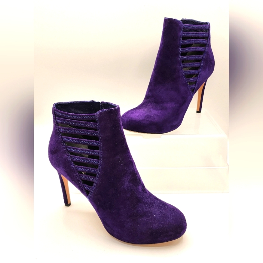 Via Spiga Royal Purple Women's Ankle Boots